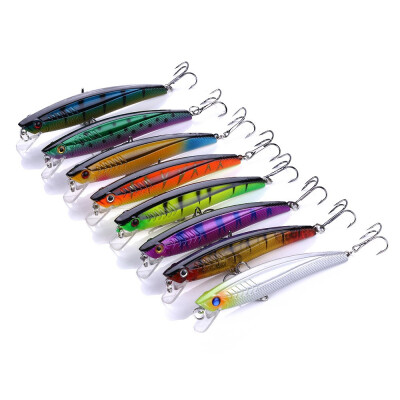 

VISSEN 8PCS 10g 9cm Minnow Fishing Lure Crankbait Hard Bait Tight Wobblers Slow Sinking Jerkbait Fishing Tackle