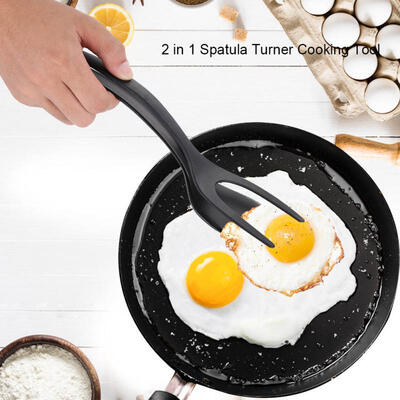 

Greensen 2 in 1 Silicone Spatula Turner Heat-Resistant Non-Stick Kitchen Utensil Non-Slip Cooking Tool