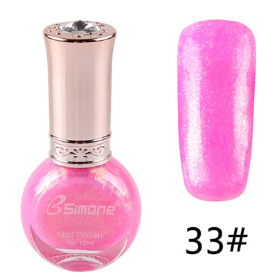

12ml Nail Polish Fast Dry Pure Color Series Nail Art Polish Matte Nail Manicure
