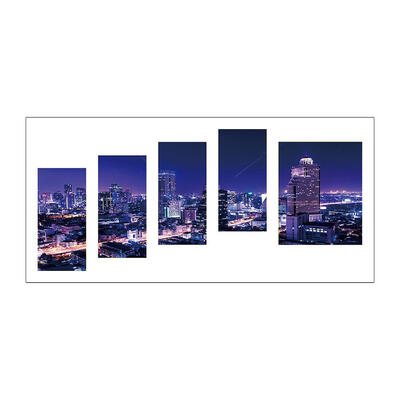 

City 5D DIY Full Drill Diamond Painting 5-pictures Combination Kit Crafts
