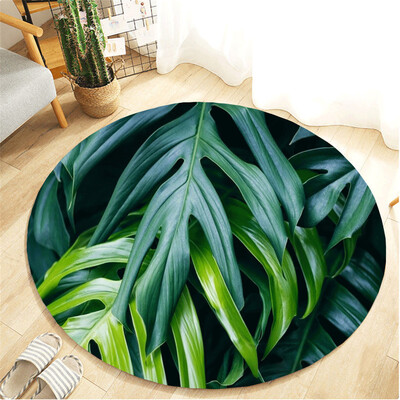 

〖Follure〗Botany Elements Blanket Round Bathroom carpet 55cm