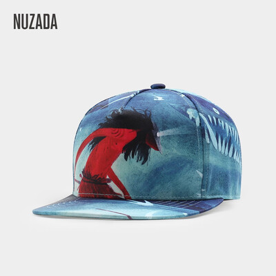 

NUZADA 3D Printing Caps Men Women Couple Hip Hop Cap Spring Summer Autumn High Quality Cotton Material Punk