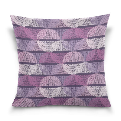 

ALAZA Throw Pillow Cover 16 X 16 inch Christmas Gift Cushion Cover with Geometric Pattern Printed Pillowcase