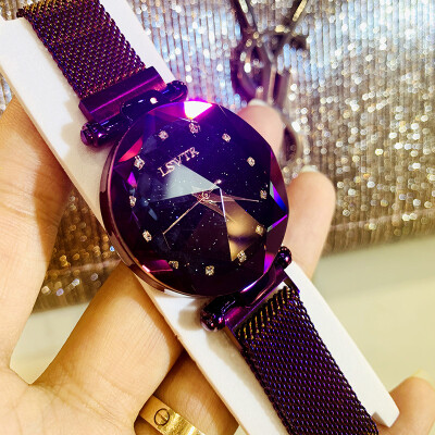 

Watch actress empty rhinestones full of stars Korean students waterproof Korean fashion trend ladies