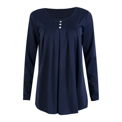 

Lady Women Long Sleeve Autumn Casual Jumper Tops Loose T-Shirt Tunic Top Blouse Plus Size