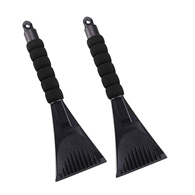 

〖Follure〗2Pcs Car Vehicle Snow Ice Scraper Window Snowbrush Shovel Removal Brush Winter