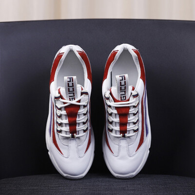 

Super fire mens shoes casual shoes sports shoes shoes 2018 autumn new leather color matching laces old shoes