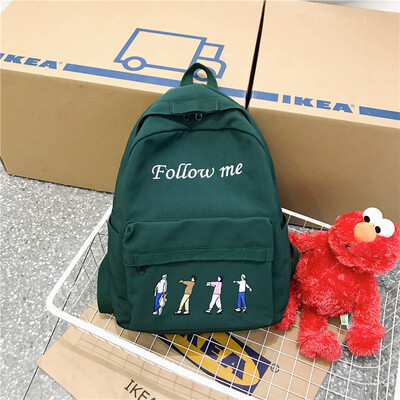 

Schoolbag Girl Korean version of high school students insfeng BF simplicity Sen Department of Japanese ancient feeling backpack ti