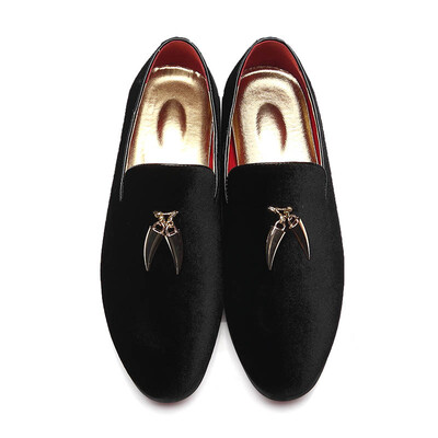 

Metal mens leather shoes tide shoes extra large single shoes