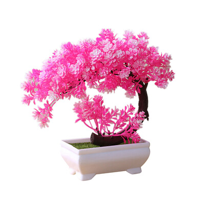 

Simulation Fake Potted Bonsai Tree Artificial Plant Desk Ornament Home Decor
