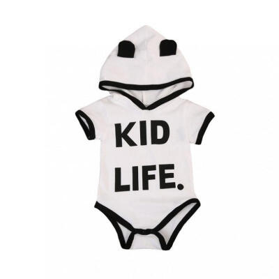 

Newborn Kid Baby Boys Girls Clothes Hoodies Jumpsuit Romper Bodysuit Outfits Set