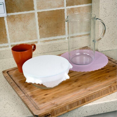 

Saran mat pad 1PC Multifunctional Cute Reusable Silicone Refrigerator Food Storage Cover Saran Wrap Cling Kitchen tools
