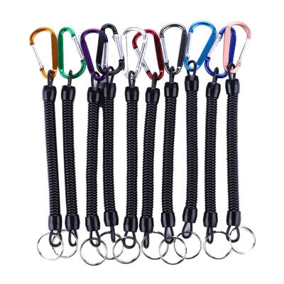 

Coiled Fishing Lanyards Boating Prevent Rod Drop Lose Ropes Missed Line