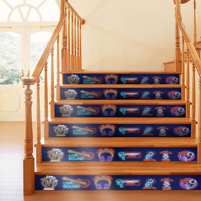 

〖Follure〗3D Simulation Stair Stickers Waterproof Wall Stickers DIY Home Decor