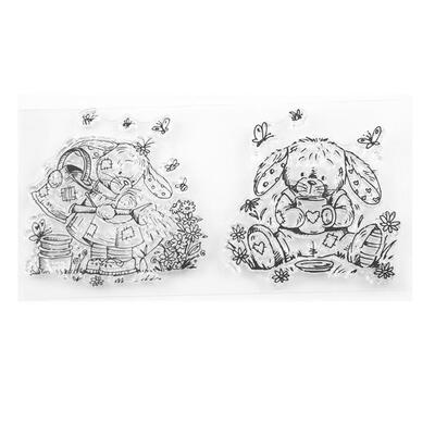

Silicone Transparent Seals Clear Stamps Bear for DIY Scrapbooking Photo