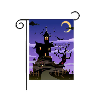 

Halloween Pumpkin Custom Weatherproof Decoration Garden Flag 9 Sytles Printed Decorative Hanging Banner