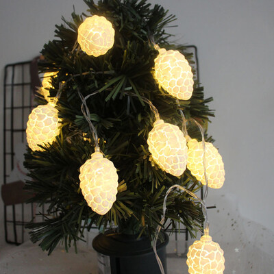 

Tailored 15M 10LED Pine Cones Battery Box Light String Party Wedding Decor Lights MR