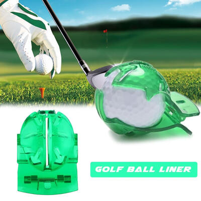 

Golf Scribe Accessories Transparent Golf Ball Green Line Clip Liner Marker Pen Template Alignment Marks Tool