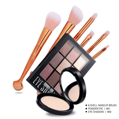 

〖Follure〗Cosmetic Makeup Brush Beauty Eye Shadow Foundation Set Kit