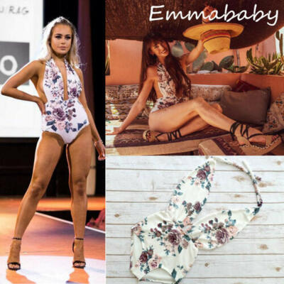 

Women sexy floral one-piece swimsuit beachwear Swimwear monokini bikini swimsuit
