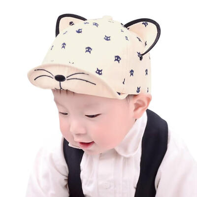 

Summer Baby Hats With Ears Baseball Cap Baby Boys Girls Sun Hat