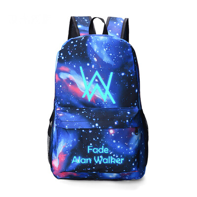

Faded Night Luminous Backpack Student Travel Shoulder Bag Luminous backpack student bag
