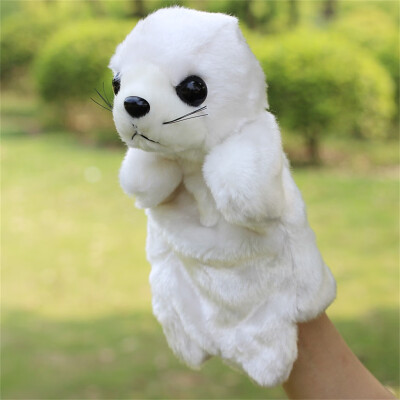 

Siaonvr Cute Cartoon Animal Doll Kids Glove Hand Puppet Sea Lions Plush Finger Toys