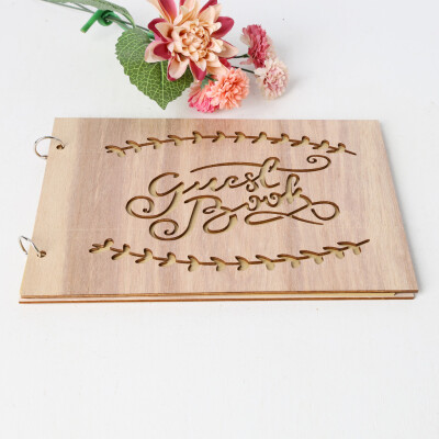 

Gobestart 1Pcs Guest Book Memorable Simple Message Board Sign Book Gift for Wedding Party