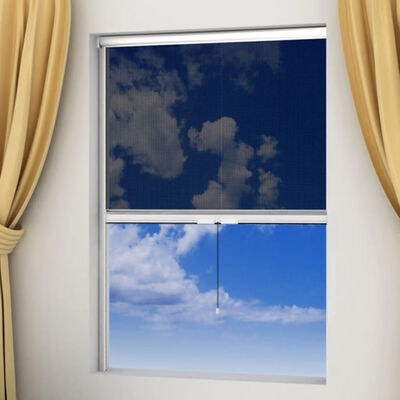 

White Roll Down Insect Screen for Windows 394"x669