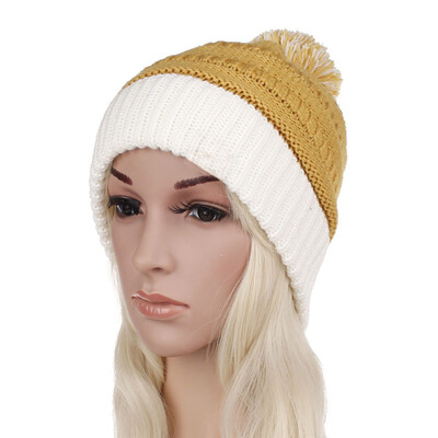 

Tailored Women Warm Winter Hat Knitting Snappy Hermal Knited Ski Protection Cap