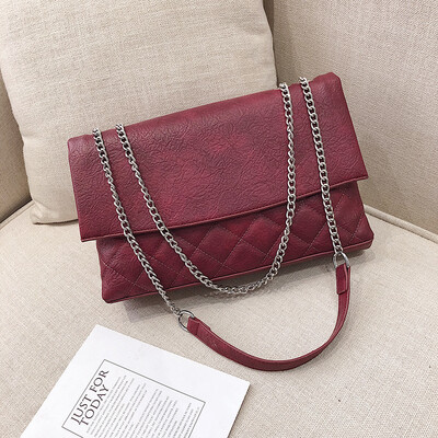 

Spring&summer temperament bag female 2019 new Korean fashion wild casual simple shoulder slung rhombic chain bag