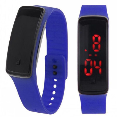 

Spot custom second generation student sports electronic watch children promotional gifts LED silicone watch led watch Fluorescent