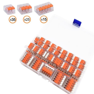 

76pcs New Style A221-412 Lever Nuts A221-415 Connector Lever Nut Kit