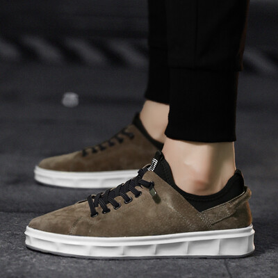 

Summer 2019 new mens shoes Korean version of the trend of wild tide shoes mens sports&leisure shoes plus velvet warm cotton shoes