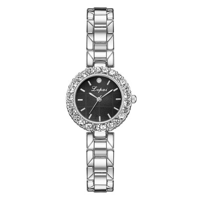 

Quartz watch simple temperament alloy strap ladies watch bracelet watch two-piece