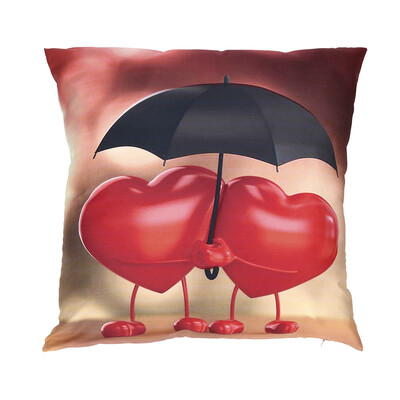 

Siaonvr Valentines Day Print Pillow Cases Polyester Sofa Car Cushion Cover Home Decor