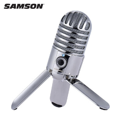 

Samson Meteor Mic Studio Desktop Recording Condenser Microphone Fold-back Legs Design with USB Cable Carrying Bag for Computer Not