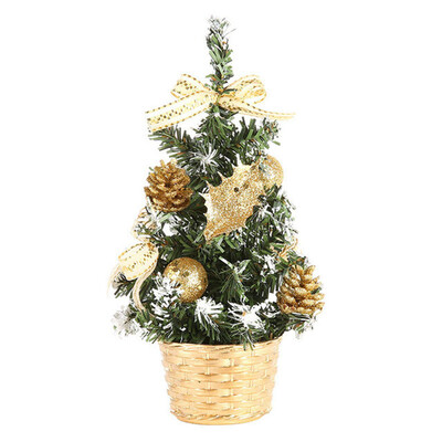 

20CM Tabletop Artificial Small Mini Christmas Tree DIY Xmas Pine Tree Ornaments