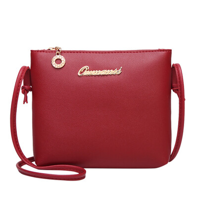 

Tailored Women Fashion Solid Color Crossbody Bag Messenger Bag Phone Coin Bag Black
