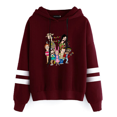 

Women Christmas Hoodie BobS Burger Stranger Things Mashup Hooded