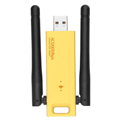 

WD-4602AC 1200Mbps Wireless Dual Band USB Adapter AC1200 USB30 Wireless Network WiFi Adapter 24GHz 50GHz Ethernet 80211AC w