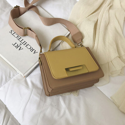 

Summer French small bag female 2019 new Korean version of the wild single shoulder slung fashion portable color square small bag