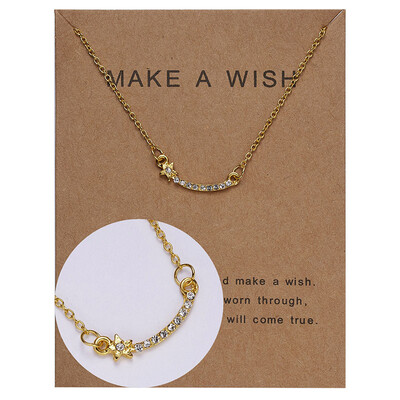 

Fashion Gold-color Butterfly Pendants Chain Necklace Alloy Clavicular Bones Circle Heart Waterdrop Short Choker Necklace Jewelry