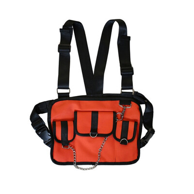 

2019 Fashion Chest Bag For Men Kanye West Waist Pack Hip Hop Chest Rig Bags Vest Streewear Women Tactical Crossbody Bag