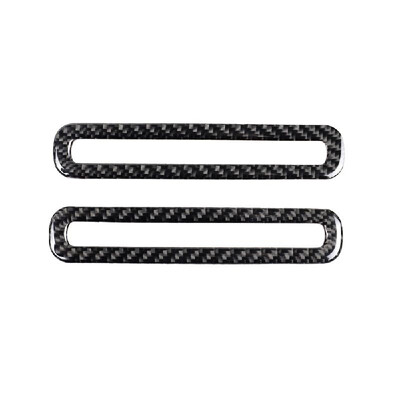 

Carbon Fiber Dashboard Side Air Vent Frame Trim Sticker Fit for Ford Mustang 2015-2017