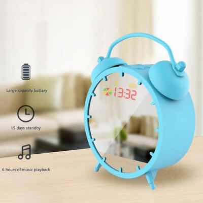 

Mini Bluetooth Speaker Multifunctional Speaker Alarm Clock Mirror