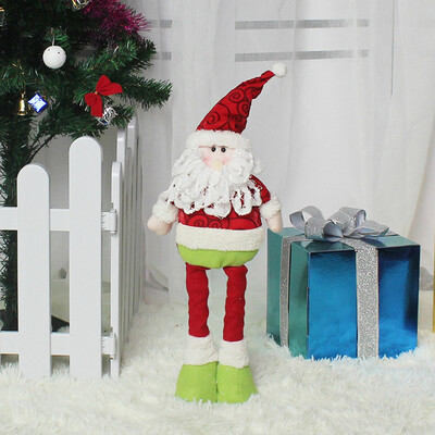 

Toponeto Christmas Ornament Cute Stretchable Dolls Adjustable Christmas Dolls Gift