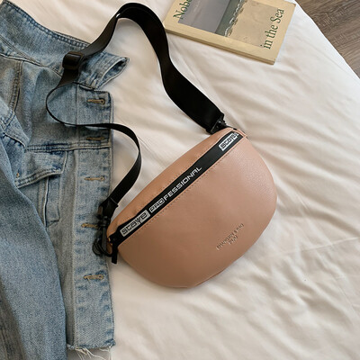 

Tailored Women Joker Simple Crossbody Fashion Chest Pocket Pocket Shoulder Bag
