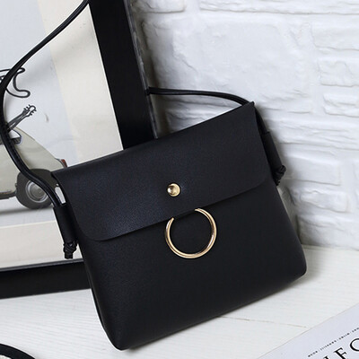 

Tailored Fashion Women Lichee Pattern Crossbody Bag Coin Bag Phone Bag Shoulder Bag Black