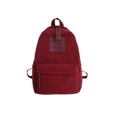 

Double-shoulder bag womens fashion old girls bag Korean high school college studentss tide brand backpack